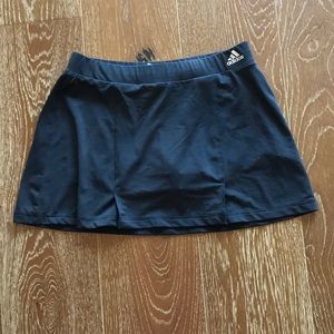 Black adidas tennis skirt